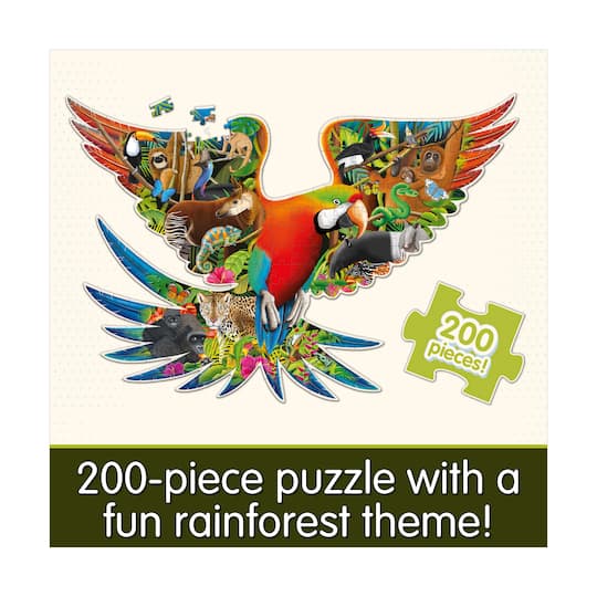 Wildlife World Puzzle - Rainforest: 200 Pcs